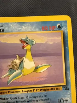 1999 1st Edition Lapras LP Non-Holo Rare Fossil 25/62 Vintage Pokemon TCG WOTC - Image 4