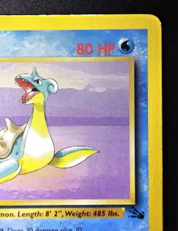 1st Edition Fossil Lapras 25/62 Non-Holo - Pokemon TCG - MP - Image 3