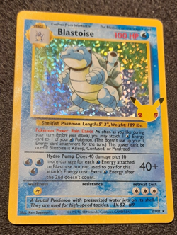 NM Blastoise (2/102) Celebrations 25th Anniversary Holo Rare Pokemon Card 2021 - Image 1
