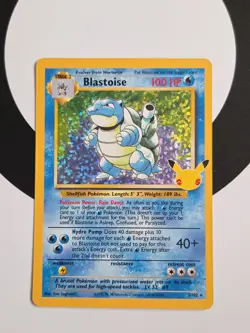 Blastoise 2/102 Holo Rare Celebrations 25th Anniversary Pokemon Card NM/M - Image 1