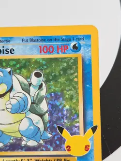 Blastoise 2/102 Holo Rare Celebrations 25th Anniversary Pokemon Card NM/M - Image 3