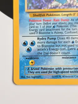 Blastoise 2/102 Holo Rare Celebrations 25th Anniversary Pokemon Card NM/M - Image 4