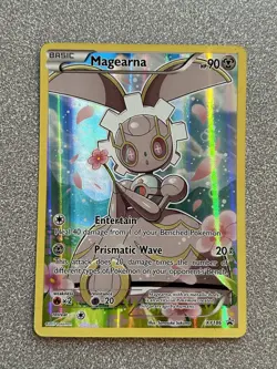 2017 Pokemon TCG Magearna XY186 NM Full Art Holo Black Star Promo XY Promo - Image 1