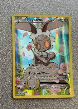 2017 Pokemon TCG Magearna XY186 NM Full Art Holo Black Star Promo XY Promo - Image 4