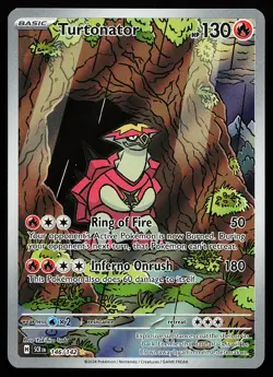 Turtonator 146/142 Holo Illustration Rare Stellar Crown Pokemon Card - Image 1
