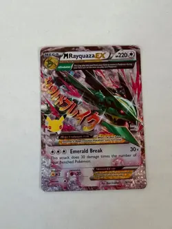 Pokemon TCG M Rayquaza EX Celebrations Classic Collection Holo Ultra Card 76/108 - Image 2