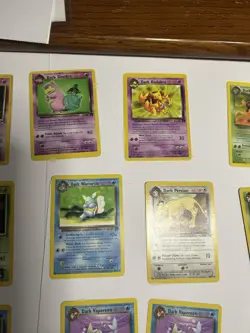 Vintage Pokemon Card Lot 🔥 Team Rocket Dark Vaporeon Gengar Ends Sunday - Image 1