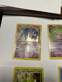 Vintage Pokemon Card Lot 🔥 Team Rocket Dark Vaporeon Gengar Ends Sunday - Image 3