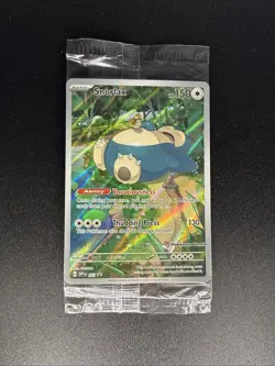 SNORLAX POKEMON 151 POKEMON CENTER ETB EXCLUSIVE STAMPED PROMO SV051 SEALED (C) - Image 1