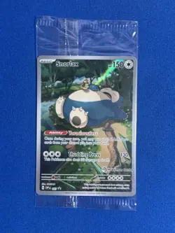 SNORLAX POKEMON 151 POKEMON CENTER ETB EXCLUSIVE STAMPED PROMO SV051 SEALED (C) - Image 1