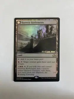 1X FOIL NM/SP MTG Magic The Gathering Hanweir Battlements Eldritch Moon FOIL - Image 1