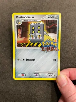 Bastiodon 14/16 Pokemon Rumble Set Stamped 2009 Pokemon TCG English LP - Image 2