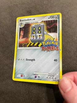 Bastiodon 14/16 Pokemon Rumble Set Stamped 2009 Pokemon TCG English LP - Image 3