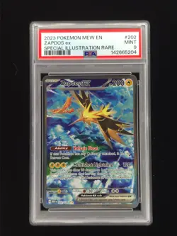 Zapdos ex 202 Pokemon 151 Set PSA 9 🔥🔥🔥 - Image 1