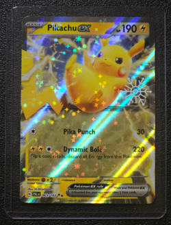 Pokemon Paldea Evolved PIKACHU EX 063/193 Double Rare - Image 1