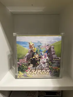 Pokemon Japanese Sword & Shield Eevee Heroes Booster Box New Sealed W/Case! - Image 1