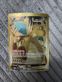 Pokemon Dragonite EX Full Art Ultra Rare Holo 106/108 Evolutions 180HP 2016 Card - Image 1