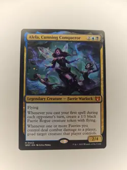 Alela, Cunning Conqueror Wilds of Eldraine Commander Magic: The Gathering Card - Image 1