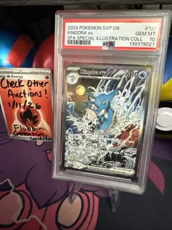 Pokemon Kingdra ex SFA Special Illustration Coll. Promo SVP EN 131 PSA 10 - Image 1
