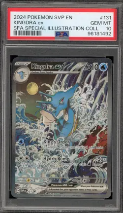 Pokemon Kingdra ex SFA Special Illustration Coll. Promo SVP EN 131 PSA 10 - Image 1