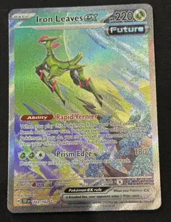 Iron Leaves EX 203/162 Temporal Forces Special Illustration Rare Holo 🔥 Pokemon - Image 1