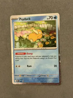 Pokemon TCG Psyduck MEP 007 Black Star Promo Cosmo Holo Rare - NM/M Pack Fresh! - Image 2