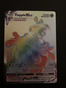 Flapple VMAX 164/163 Swsh05: Battle Styles Holo Rainbow Rare Card Secret - Image 1