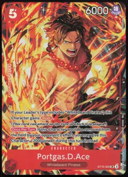 Portgas.D.Ace (Illustration Box Vol.5) SR One Piece Promotion Cards ST15-005 NMF - Image 1