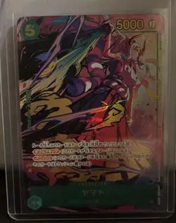 Japanese Yamato One Piece TCG OP01-121 AA Alternative Art Secret Rare Card - Image 1