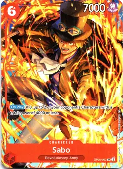Sabo (Illustration Box Vol.5) SR One Piece Promotion Cards OP05-007 NM - Image 1
