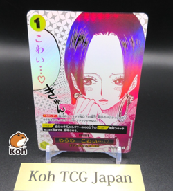 I'm scared... OP14-118 R-P Boa Hancock The Azure Sea's Seven ONE PIECE Card 2025 - Image 1