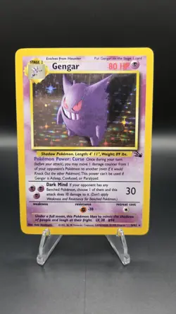 Gengar 5/62 Holo - Near Mint - Fossil - WoTC Rare Vintage Pokemon Card - Image 1