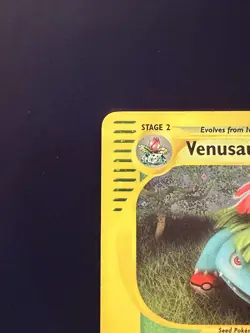 Pokemon TCG Expedition Base Set Holo Rare Venusaur 30/165 - Image 2