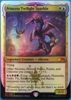 Princess Twilight Sparkle (Gift Box Promo) FOIL Ponies The Galloping NM (510543) - Image 1