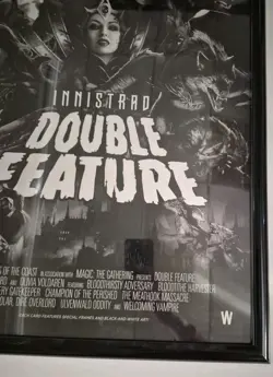 MTG Magic Innistrad: Double Feature WPN Promotional Poster Black & White READ - Image 2