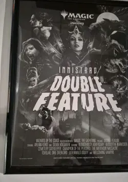 MTG Magic Innistrad: Double Feature WPN Promotional Poster Black & White READ - Image 5