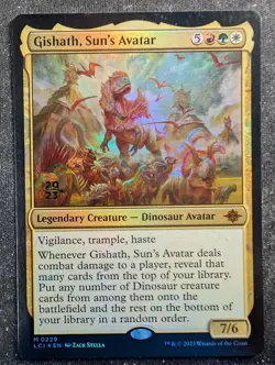 Gishath, Sun's Avatar - Foil Prerelease - The Lost Caverns Of Ixalan (MTG) - Image 1