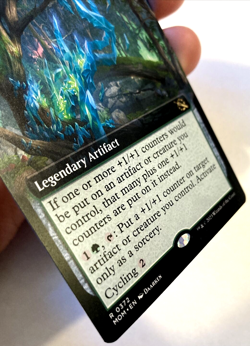 MTG Ozolith, the Shattered Spire *EXTENDED ART* March of the Machines 0372 NM - Image 2