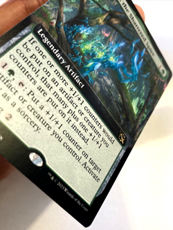 MTG Ozolith, the Shattered Spire *EXTENDED ART* March of the Machines 0372 NM - Image 3