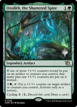 1x NM PROMO Ozolith, the Shattered Spire March of the Machine Regular - Image 1