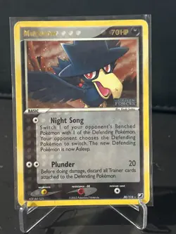 Murkrow 30/115 Reverse Holo stamped- Ex Unseen Forces- Pokemon vintage- HP - Image 1