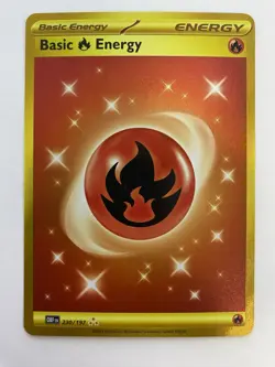 Pokemon: Fire Energy (Gold) 230/197 (Near Mint) - Image 1