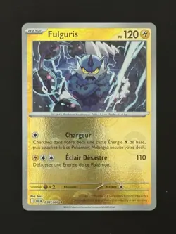 Carte Pokemon Fulguris 033/086 Pokeball BLK EV10.5 Foudre Noire Fr Neuve - Image 2