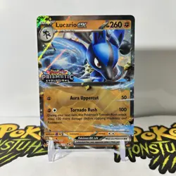 Lucario Ex 51/131 - Prismatic Evolutions Stamped Pokemon TCG - NM - Image 1