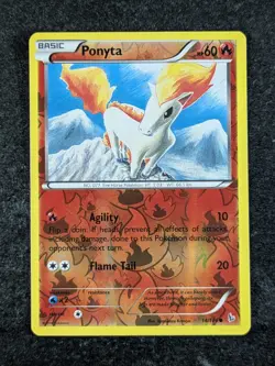 2014 Pokemon XY Flashfire PONYTA Reverse Holo Common Foil #14/106 - Image 1