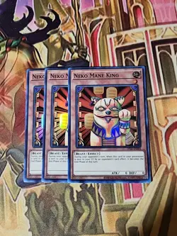 3X Neko Mane King - OP20-EN004 - Super Rare NM Yugioh - Image 1