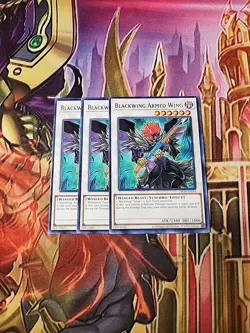 3X Blackwing Armed Wing - OP20-EN018 - Common NM Yugioh - Image 1