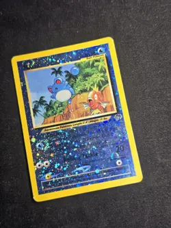Pokemon Marill Reverse Holo Card 11/18 Southern Islands LP Condition SWIRL - Image 1