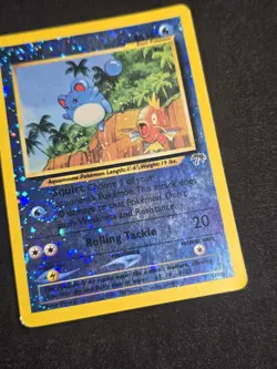 Pokemon Marill Reverse Holo Card 11/18 Southern Islands LP Condition SWIRL - Image 3
