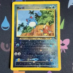 Marill Reverse Holo #11/18 Pokemon Card TCG Southern Islands Promo Reverse Holo - Image 1
